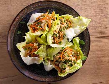 Chicken lettuce wrap